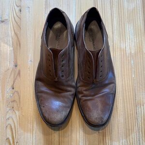 Banana Republic Men's Rich Brown Leather Oxfords